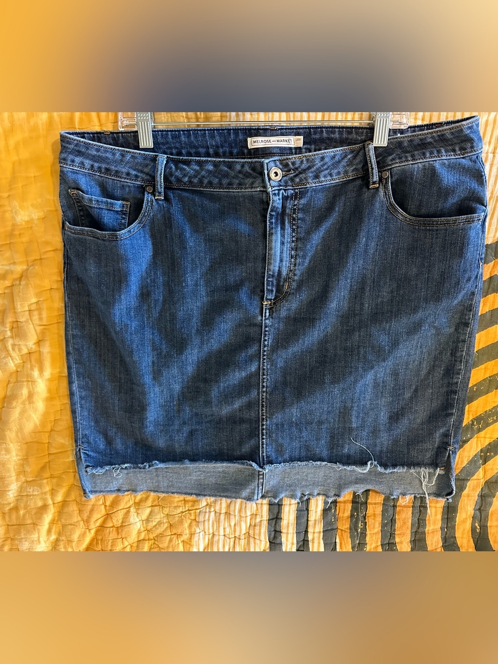 Melrose and Market Plus Size Denim Skirt